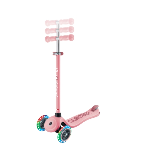 Самокат GLOBBER серии GO UP SPORTY пастельно-розовый, до 20/50кг, 1+, светящиеся колеса (452-710-4) / Самокаты № 5 Kids Republic Самокат GLOBBER серии GO UP SPORTY пастельно-розовый, до 20/50кг, 1+, светящиеся колеса (452-710-4) / Самокаты № 5