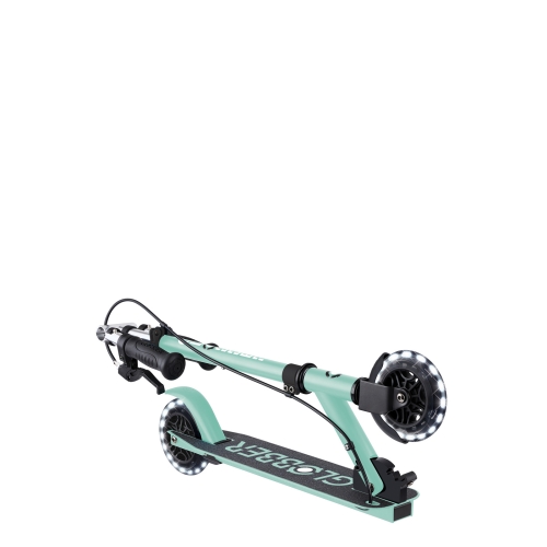 GLOBBER scooter of the FLOW ELEMENT JUNIOR LIGHTS series, mint, wheels with lights. 50 kg 3+ (729-206) / Balance Bikes № 6 Kids Republic GLOBBER scooter of the FLOW ELEMENT JUNIOR LIGHTS series, mint, wheels with lights. 50 kg 3+ (729-206) / Balance Bikes № 6