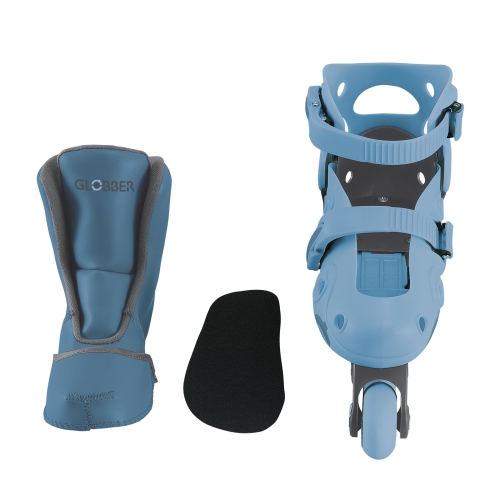 Roller skates GLOBBER 2in1 gray-blue age 26-29, up to 20 kg, 3+ (780-200) / Roller Skates № 9 Kids Republic Roller skates GLOBBER 2in1 gray-blue age 26-29, up to 20 kg, 3+ (780-200) / Roller Skates № 9