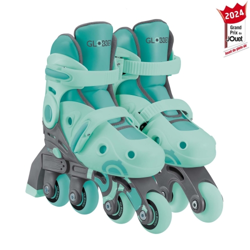 Roller skates GLOBBER 2in1 mint green, age 26-29, up to 20 kg, 3+ (780-206) / Roller Skates Kids Republic Roller skates GLOBBER 2in1 mint green, age 26-29, up to 20 kg, 3+ (780-206) / Roller Skates