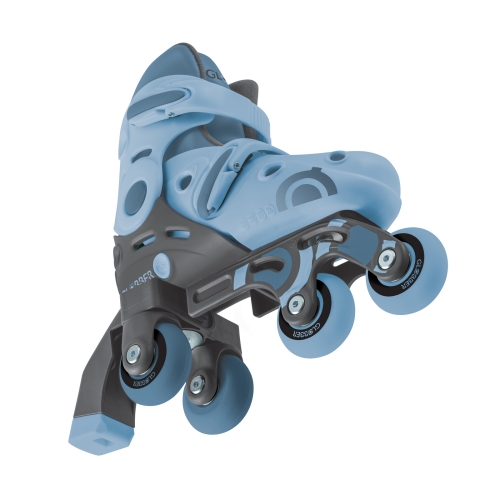 Roller skates GLOBBER 2in1 gray-blue, age 30-33, up to 60 kg, 5+ (783-200) / Roller Skates № 6 Kids Republic Roller skates GLOBBER 2in1 gray-blue, age 30-33, up to 60 kg, 5+ (783-200) / Roller Skates № 6