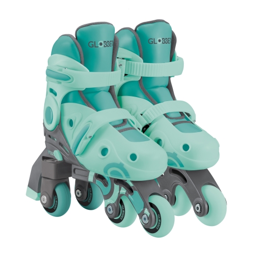 Roller skates GLOBBER 2in1 mint green, age 30-33, up to 60 kg, 5+ (783-206) / Roller Skates № 2 Kids Republic Roller skates GLOBBER 2in1 mint green, age 30-33, up to 60 kg, 5+ (783-206) / Roller Skates № 2