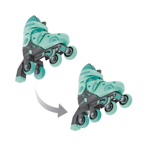 Roller skates GLOBBER 2in1 mint green, age 30-33, up to 60 kg, 5+ (783-206) / Roller Skates № 4 Kids Republic Roller skates GLOBBER 2in1 mint green, age 30-33, up to 60 kg, 5+ (783-206) / Roller Skates № 4