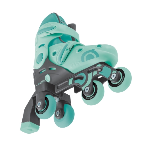 Roller skates GLOBBER 2in1 mint green, age 30-33, up to 60 kg, 5+ (783-206) / Roller Skates № 6 Kids Republic Roller skates GLOBBER 2in1 mint green, age 30-33, up to 60 kg, 5+ (783-206) / Roller Skates № 6