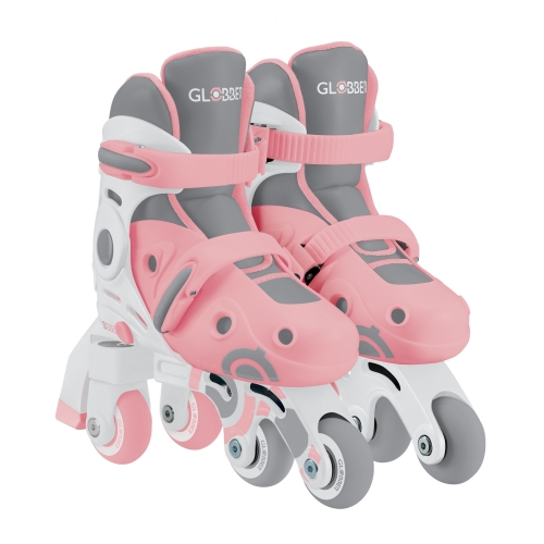 Roller skates GLOBBER 2in1 pastel pink, 30-33, up to 60 kg, 5+ (783-210) / Roller Skates № 2 Kids Republic Roller skates GLOBBER 2in1 pastel pink, 30-33, up to 60 kg, 5+ (783-210) / Roller Skates № 2