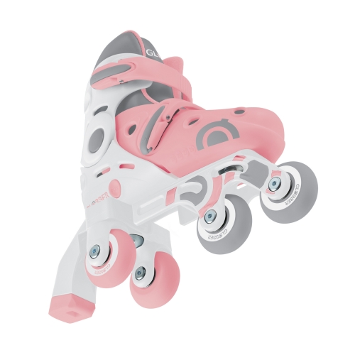 Roller skates GLOBBER 2in1 pastel pink, 30-33, up to 60 kg, 5+ (783-210) / Roller Skates № 6 Kids Republic Roller skates GLOBBER 2in1 pastel pink, 30-33, up to 60 kg, 5+ (783-210) / Roller Skates № 6