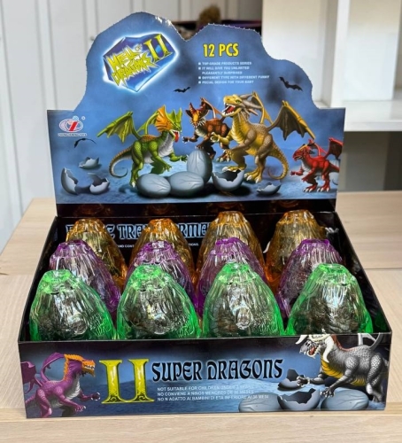 Игрушка-сюрприз в шаре Супер дракон оранжевый Dino Toys (54746) / Фигурки № 2 Kids Republic Игрушка-сюрприз в шаре Супер дракон оранжевый Dino Toys (54746) / Фигурки № 2