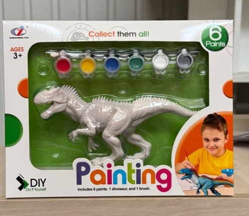 Набор для творчества Раскрась динозавра набор 1 Dino Toys (54814) / Сделай сам № 2 Kids Republic Набор для творчества Раскрась динозавра набор 1 Dino Toys (54814) / Сделай сам № 2