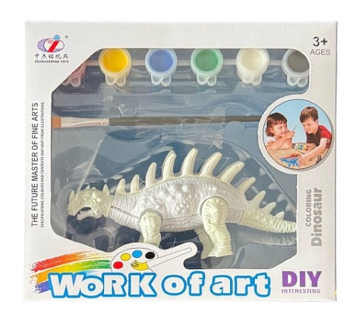 Набор для творчества Кентозавр Раскрась динозавра набор 1 Dino Toys (54821) / Сделай сам Kids Republic Набор для творчества Кентозавр Раскрась динозавра набор 1 Dino Toys (54821) / Сделай сам