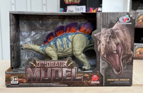 Фигурка Стегозавр, движущийся красно-зеленый Dino Toys (55125) / Фигурки № 2 Kids Republic Фигурка Стегозавр, движущийся красно-зеленый Dino Toys (55125) / Фигурки № 2