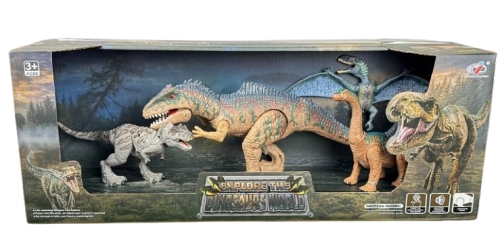 Набор Мир доисторических динозавров, Dino Toys (55293) / Игровые наборы Kids Republic Набор Мир доисторических динозавров, Dino Toys (55293) / Игровые наборы