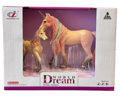 Набор Единорог Фантазия 2шт розовый Dino Toys (55651) / Игровые наборы Kids Republic Набор Единорог Фантазия 2шт розовый Dino Toys (55651) / Игровые наборы