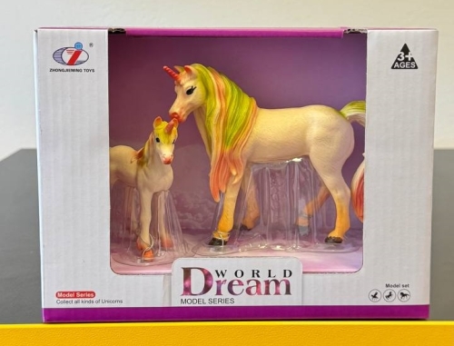 Набор Единорог Нежность 2шт желтый , Dino Toys (55668) / Игровые наборы № 2 Kids Republic Набор Единорог Нежность 2шт желтый , Dino Toys (55668) / Игровые наборы № 2