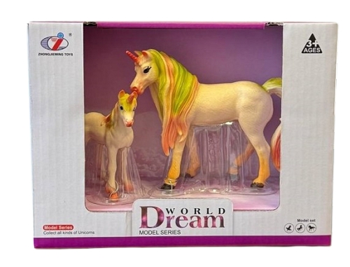 Набор Единорог Нежность 2шт желтый , Dino Toys (55668) / Игровые наборы Kids Republic Набор Единорог Нежность 2шт желтый , Dino Toys (55668) / Игровые наборы