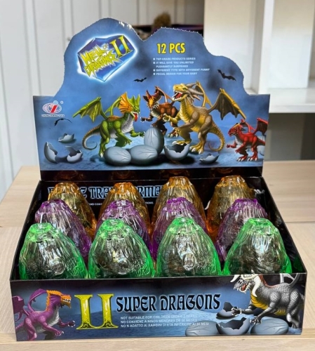Игрушка-сюрприз в шаре Супер дракон зеленый Dino Toys (56535) / Фигурки № 2 Kids Republic Игрушка-сюрприз в шаре Супер дракон зеленый Dino Toys (56535) / Фигурки № 2