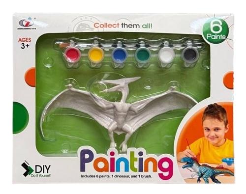 Набор для творчества Раскрась динозавра набор 3 Dino Toys (56795) / Сделай сам Kids Republic Набор для творчества Раскрась динозавра набор 3 Dino Toys (56795) / Сделай сам