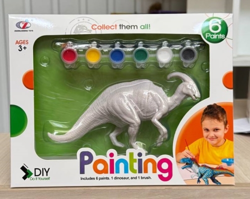 Набор для творчества Раскрась динозавра набор 4 Dino Toys (56801) / Сделай сам № 2 Kids Republic Набор для творчества Раскрась динозавра набор 4 Dino Toys (56801) / Сделай сам № 2