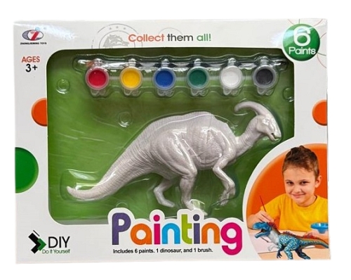 Набор для творчества Раскрась динозавра набор 4 Dino Toys (56801) / Сделай сам Kids Republic Набор для творчества Раскрась динозавра набор 4 Dino Toys (56801) / Сделай сам