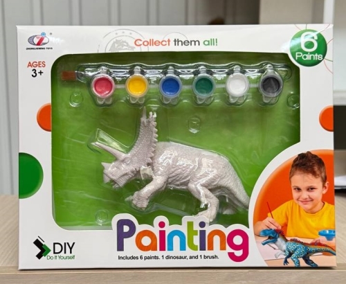 Набор для творчества Раскрась динозавра набор 5 Dino Toys (56818) / Сделай сам № 2 Kids Republic Набор для творчества Раскрась динозавра набор 5 Dino Toys (56818) / Сделай сам № 2
