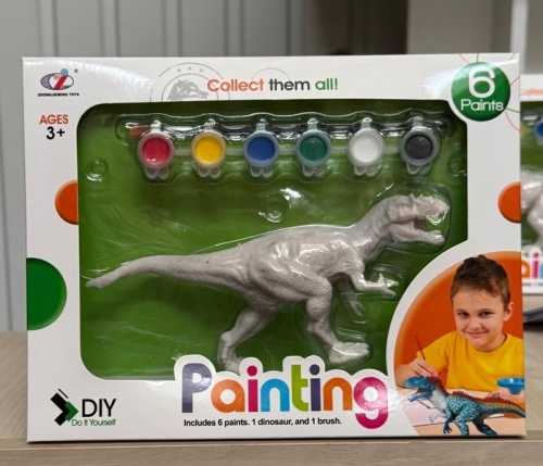 Набор для творчества Раскрась динозавра набор 6 Dino Toys (56825) / Сделай сам № 2 Kids Republic Набор для творчества Раскрась динозавра набор 6 Dino Toys (56825) / Сделай сам № 2