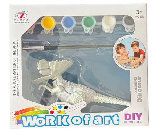Набор для творчества Дилофозавр Раскрась динозавра набор 6 Dino Toys (56870) / Сделай сам Kids Republic Набор для творчества Дилофозавр Раскрась динозавра набор 6 Dino Toys (56870) / Сделай сам
