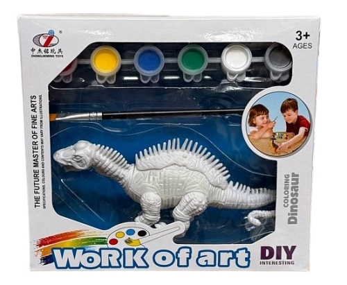 Набор для творчества Спинозавр Раскрась динозавра набор 2 Dino Toys (56887) / Сделай сам Kids Republic Набор для творчества Спинозавр Раскрась динозавра набор 2 Dino Toys (56887) / Сделай сам