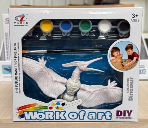 Набор для творчества Птеродактиль Раскрась динозавра набор 3 Dino Toys (56894) / Сделай сам № 2 Kids Republic Набор для творчества Птеродактиль Раскрась динозавра набор 3 Dino Toys (56894) / Сделай сам № 2