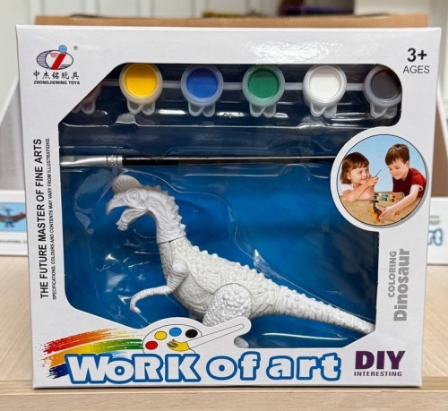 Набор для творчества Овираптор Раскрась динозавра набор 4 Dino Toys (56900) / Сделай сам № 2 Kids Republic Набор для творчества Овираптор Раскрась динозавра набор 4 Dino Toys (56900) / Сделай сам № 2
