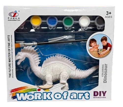 Набор для творчества Кентозавр Раскрась динозавра набор 5 Dino Toys (56917) / Сделай сам Kids Republic Набор для творчества Кентозавр Раскрась динозавра набор 5 Dino Toys (56917) / Сделай сам