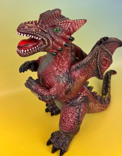 Фігурка Дракон зі звуком коричнево-зелений Dino Toys (57020) / Фігурки № 2 Kids Republic Фігурка Дракон зі звуком коричнево-зелений Dino Toys (57020) / Фігурки № 2