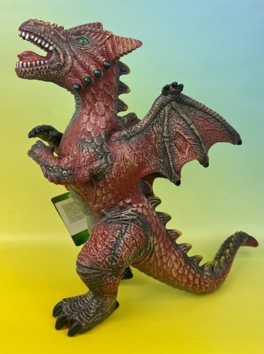 Фігурка Дракон зі звуком коричнево-зелений Dino Toys (57020) / Фігурки № 5 Kids Republic Фігурка Дракон зі звуком коричнево-зелений Dino Toys (57020) / Фігурки № 5