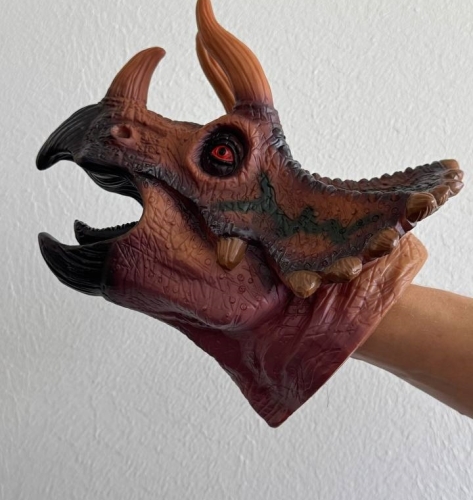 Игрушка на руку Трицератопс Dino Toys (57204) / Игрушки на руку № 2 Kids Republic Игрушка на руку Трицератопс Dino Toys (57204) / Игрушки на руку № 2