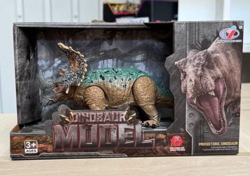 Фигурка Стиракозавр, движущийся коричнево-зеленый Dino Toys (57389) / Фигурки № 2 Kids Republic Фигурка Стиракозавр, движущийся коричнево-зеленый Dino Toys (57389) / Фигурки № 2