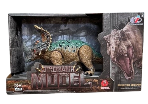 Фигурка Стиракозавр, движущийся коричнево-зеленый Dino Toys (57389) / Фигурки Kids Republic Фигурка Стиракозавр, движущийся коричнево-зеленый Dino Toys (57389) / Фигурки