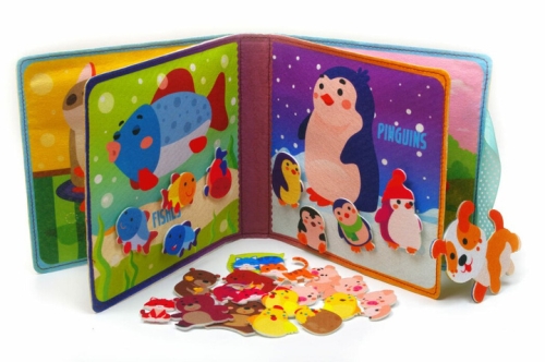 Фетрова книга Розумний малюк А, Книжковий Хмарочос (23420) / Детская литература № 3