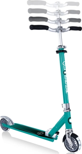 Самокат GLOBBER серии FLOW ELEMENT LIGHTS, нефритовый, колеса с подсв, до 100кг, 5+, 2 колеса (408024) / Самокаты № 6