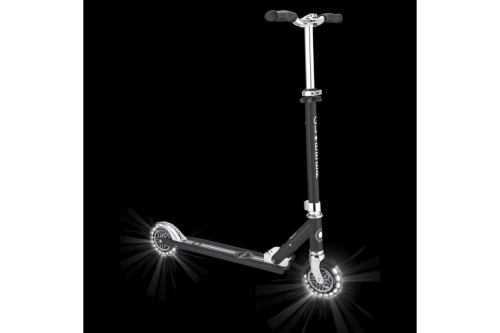 Самокат GLOBBER серии FLOW ELEMENT LIGHTS, черный, колеса с подсв, до 100кг, 5+, 2 колеса (408048) / Самокаты № 2