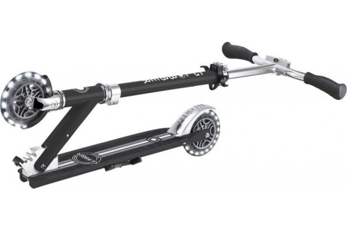 Самокат GLOBBER серии FLOW ELEMENT LIGHTS, черный, колеса с подсв, до 100кг, 5+, 2 колеса (408048) / Самокаты № 6