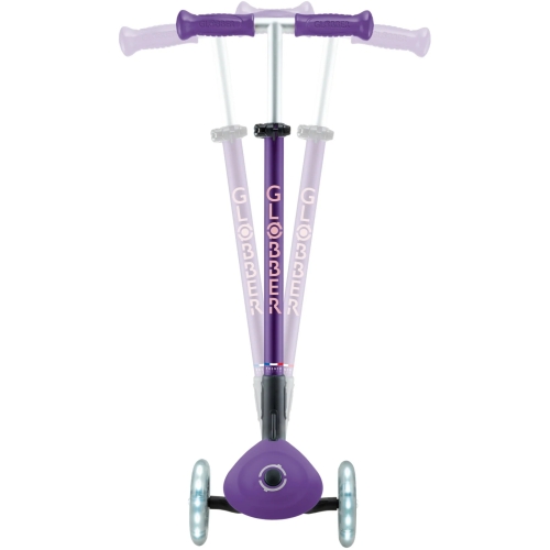 Самокат GLOBBER серии ELITE LIGHTS, фиолетово-розовый, колеса с подсветкой, 50кг, 3+ (409687) / Самокаты № 8