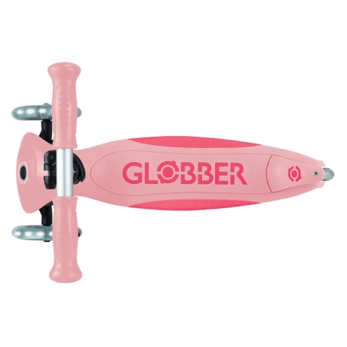 Самокат GLOBBER серии ELITE LIGHTS, пастельно-розовый, колеса с подсветкой, 50кг, 3+ (409731) / Самокаты № 8