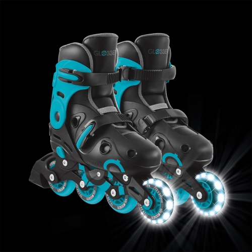 Роликовые коньки GLOBBER серии GO SKATES LIGHTS аква р.34-37, до 60кг, 5+ (412656) / Роликовые коньки № 2