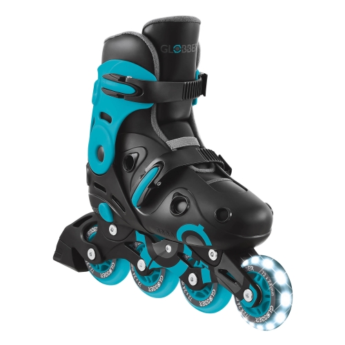 Роликовые коньки GLOBBER серии GO SKATES LIGHTS аква р.34-37, до 60кг, 5+ (412656) / Роликовые коньки № 3
