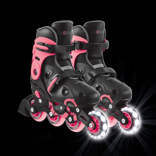 Роликовые коньки GLOBBER серии GO SKATES LIGHTS коралловые р.34-37, до 60кг, 5+ (412663) / Роликовые коньки № 2