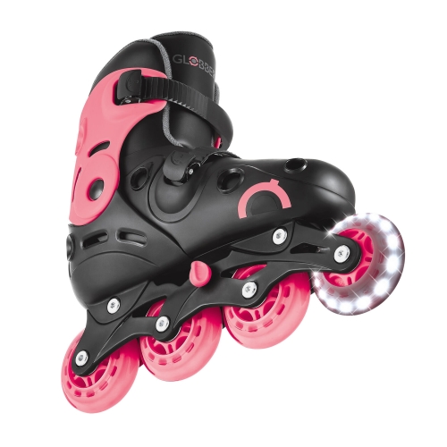 Роликовые коньки GLOBBER серии GO SKATES LIGHTS коралловые р.34-37, до 60кг, 5+ (412663) / Роликовые коньки № 3