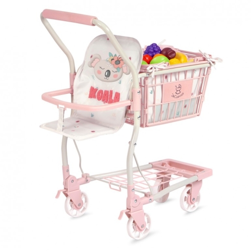 Shopping cart with accessories series Koala, DeCuevas (52179) / Doll House Furniture