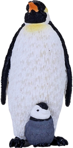 Animal figurine toy. Emperor penguin with chick, Mojo (10822) / Playroom Kids Republic Animal figurine toy. Emperor penguin with chick, Mojo (10822) / Playroom