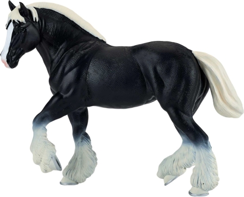 Animal figurine toy. Clydesdale Black Horse, Mojo (10839) / Playroom № 2 Kids Republic Animal figurine toy. Clydesdale Black Horse, Mojo (10839) / Playroom № 2