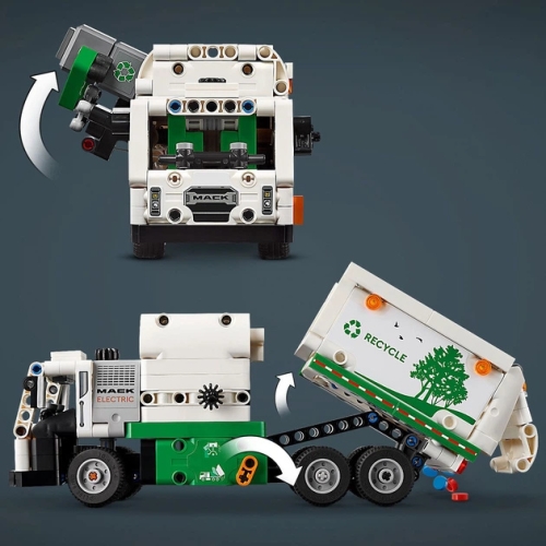 LEGO Mack® LR Electric Garbage Truck (42167) / Constructors № 3