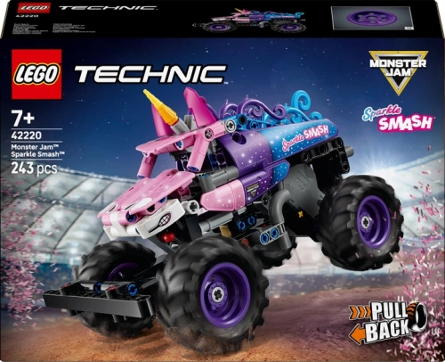 LEGO Monster Jam™ Sparkle Smash™ Pull-Back (42220) / Constructors