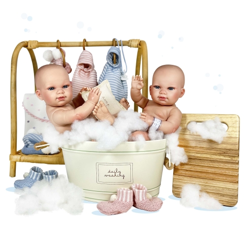 Reborn doll in blue clothes (boy), 37cm, Nines d`Onil (02442) / Dolls № 5